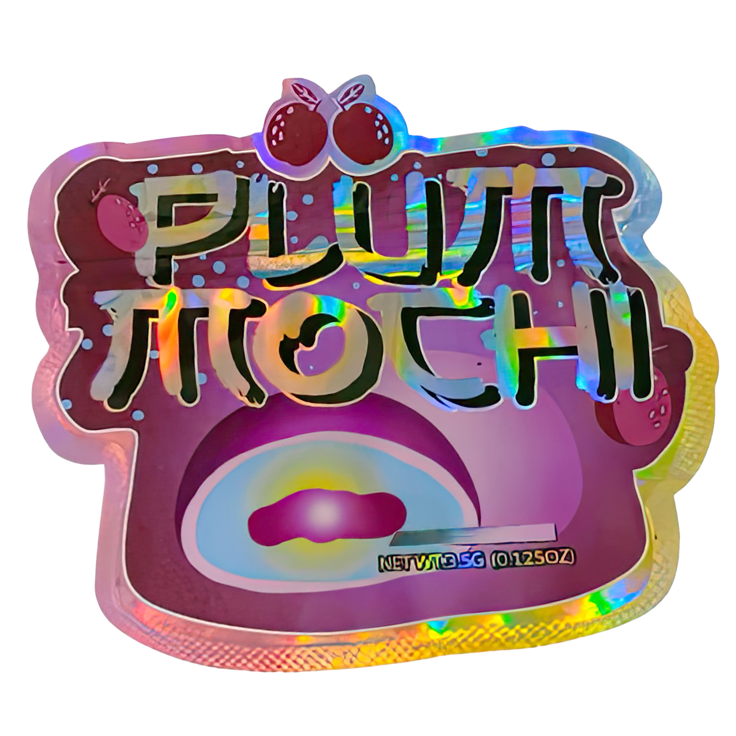 3.5g Shaped Mylar Bag (50 Count) Plum Moch MB35-SHAPE-115