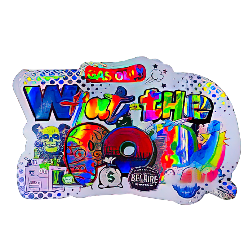 50 Pack - 3.5G Shaped Mylar Bags - Gas Only What The Pop - MB35-SHAPE-143