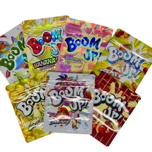 (50 Pack) 3.5 Mylar Bag Mix Collection (BOOM UP)