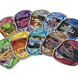 (50 Count) 3.5g Mylar Bags Mix Designs (HELMET)
