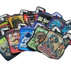 (50 Count) 3.5g Mylar Bags Mix Designs (JUICE BOX 2)