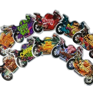 (50 Count) 3.5g Mylar Bags Mix Designs (MOTORBIKES)