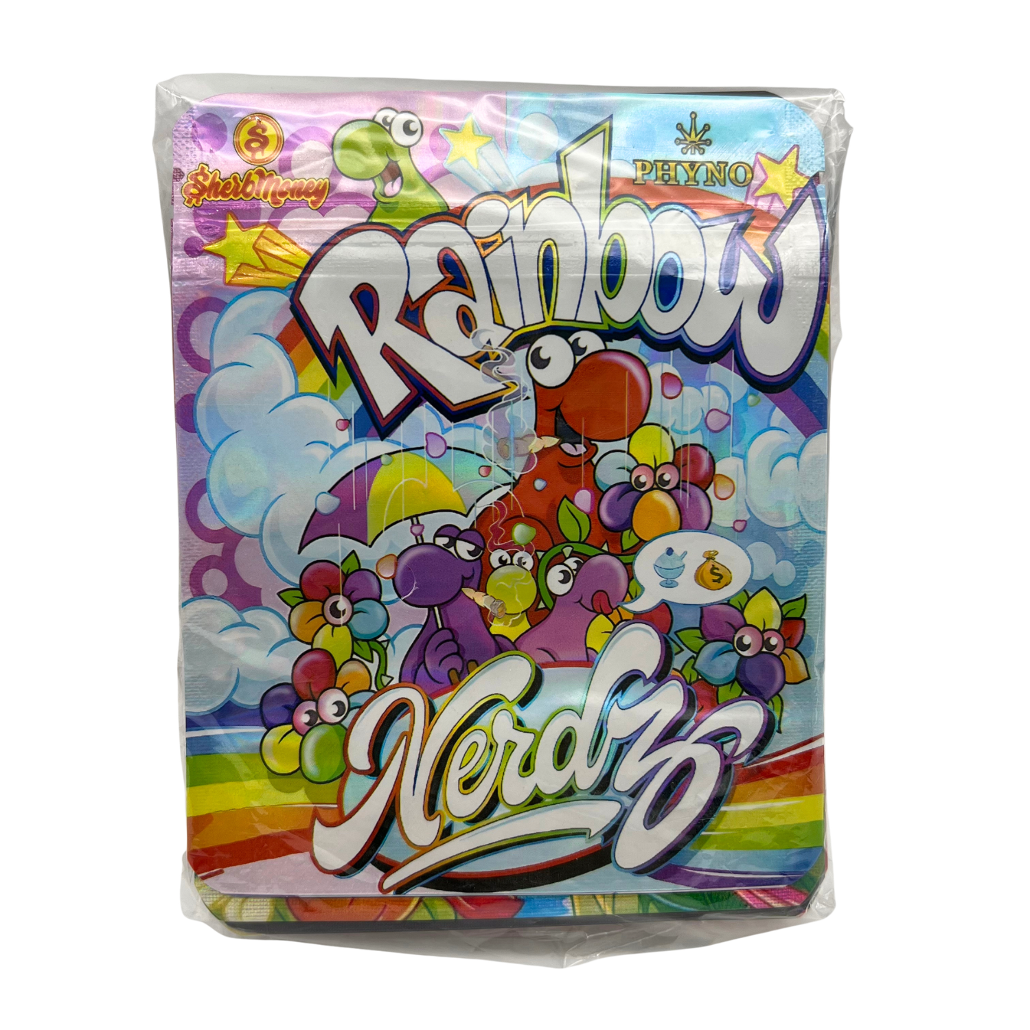 (50 Count) 3.5g Mylar Bags Mix Designs (NERDZ) - Image 4