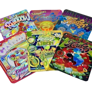 (50 Count) 3.5g Mylar Bags Mix Designs (NERDZ)