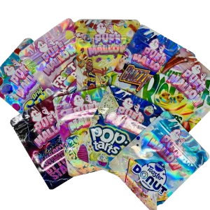 (50 Count) 3.5g Mylar Bags Mix Designs (PUFF MALLOW)