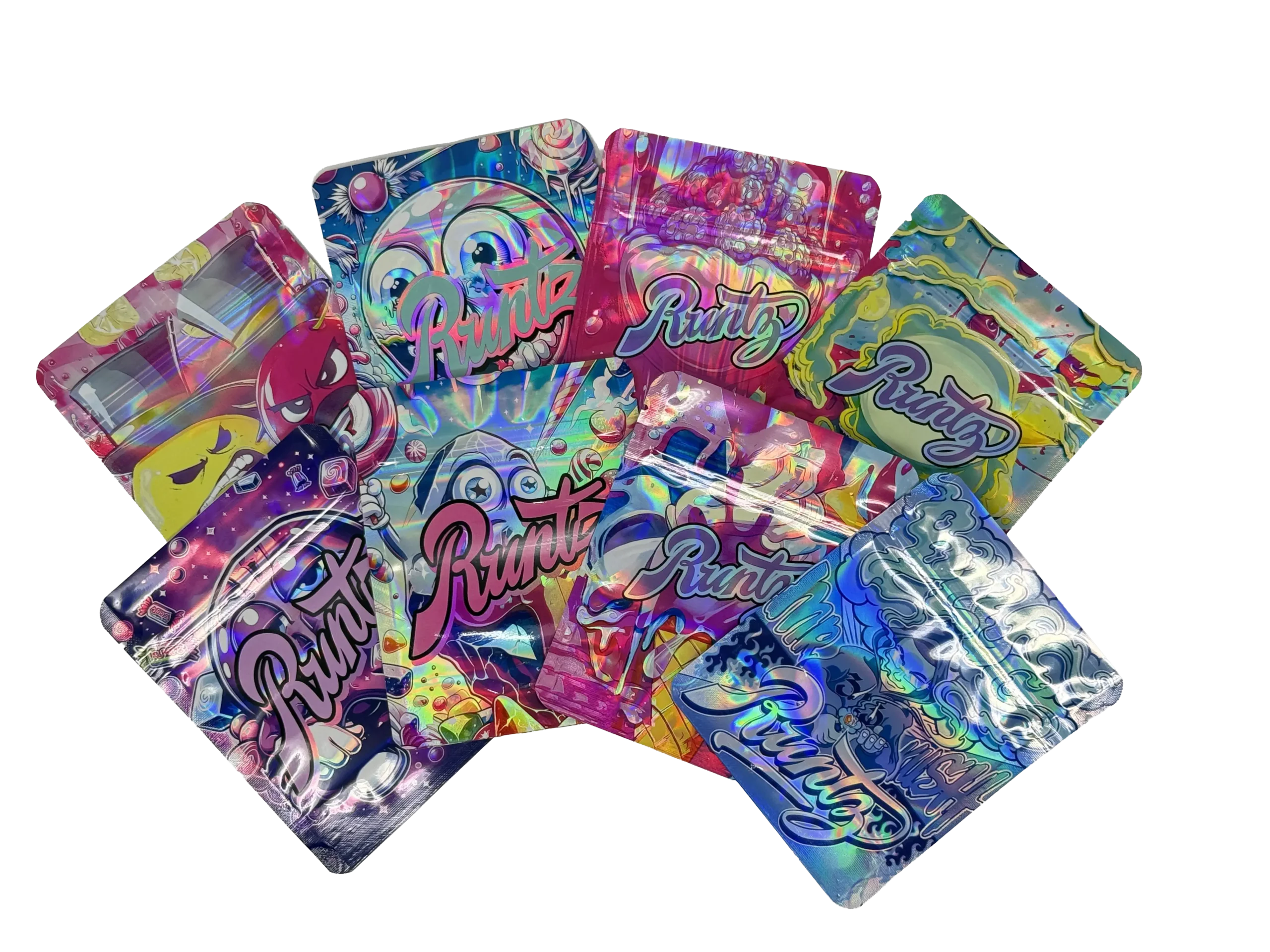 (50 Count) 3.5g Mylar Bags Mix Designs (RUNTZ) - Image 2