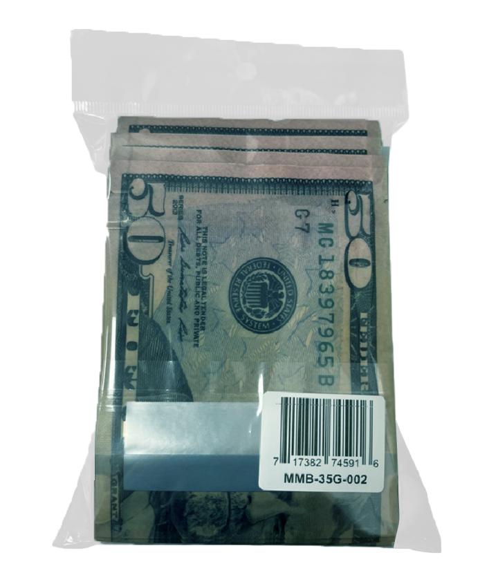 3.5 Gram Money Mylar Bag – Premium Smell-Proof Packaging - Fifty Dollar Bill Vers 1 (50 Count) MMB-35G-002 - Image 8