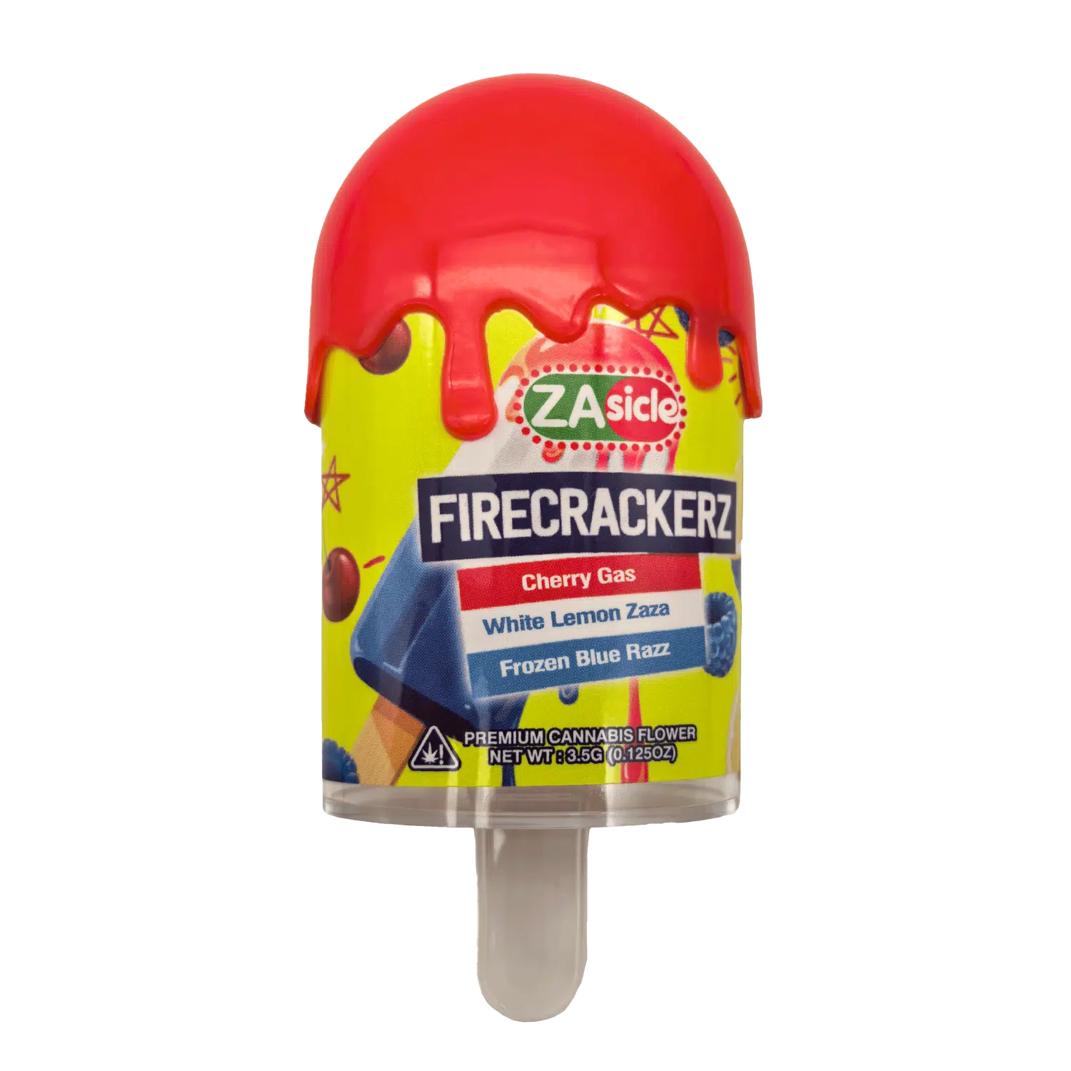 3.5g Popsicle Containers 3.5G - (12 Count) Zasicle Firecrackerz PJ-35-004