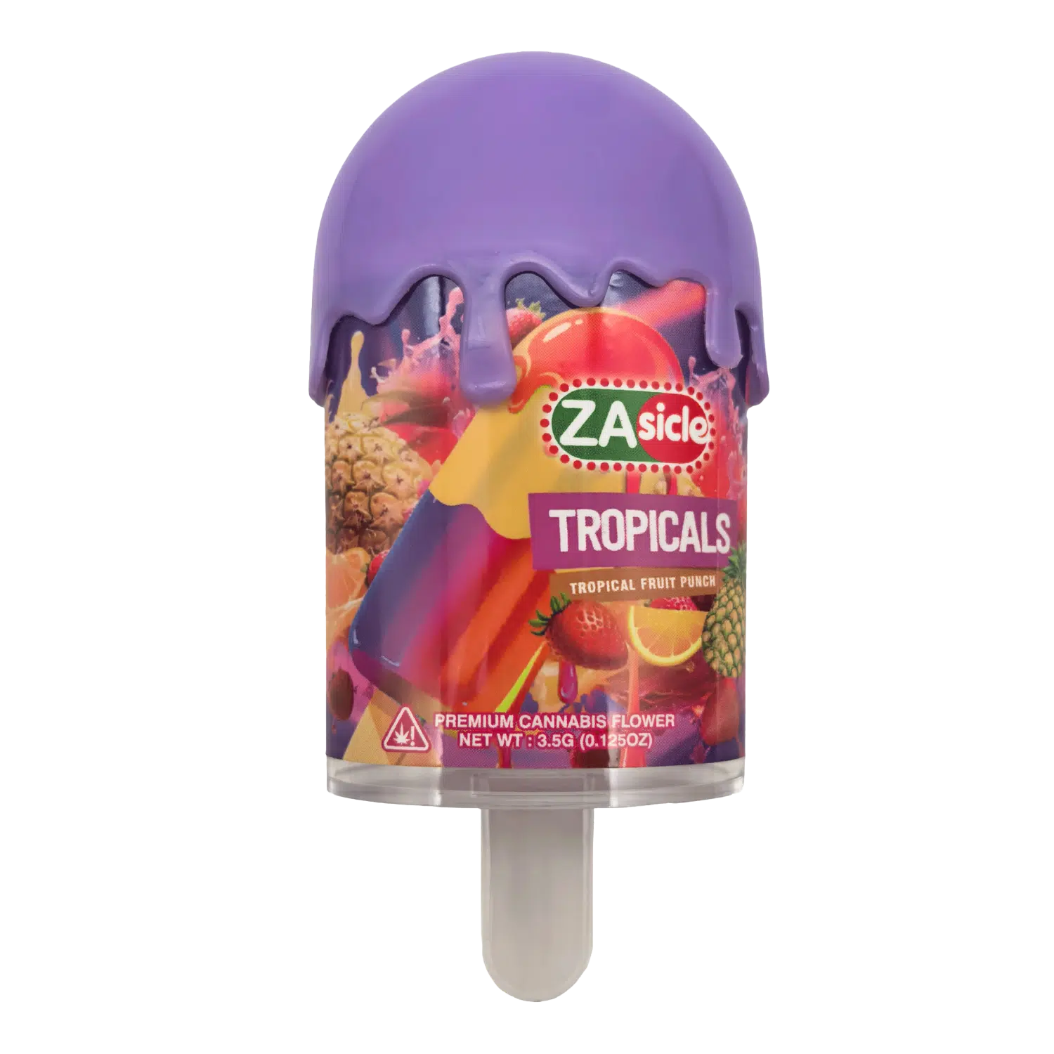 3.5g Popsicle Containers 3.5G - (12 Count) Zasicle Tropicals PJ-35-006