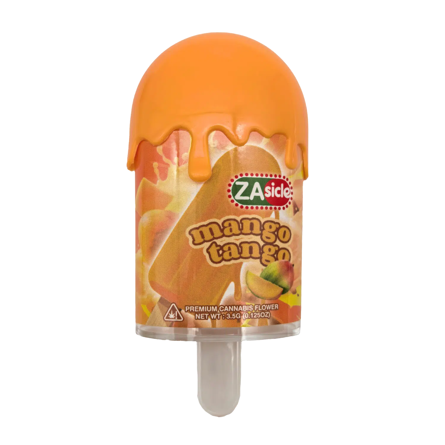 3.5g Popsicle Containers 3.5G - (12 Count) Zasicle Mango Tango PJ-35-007