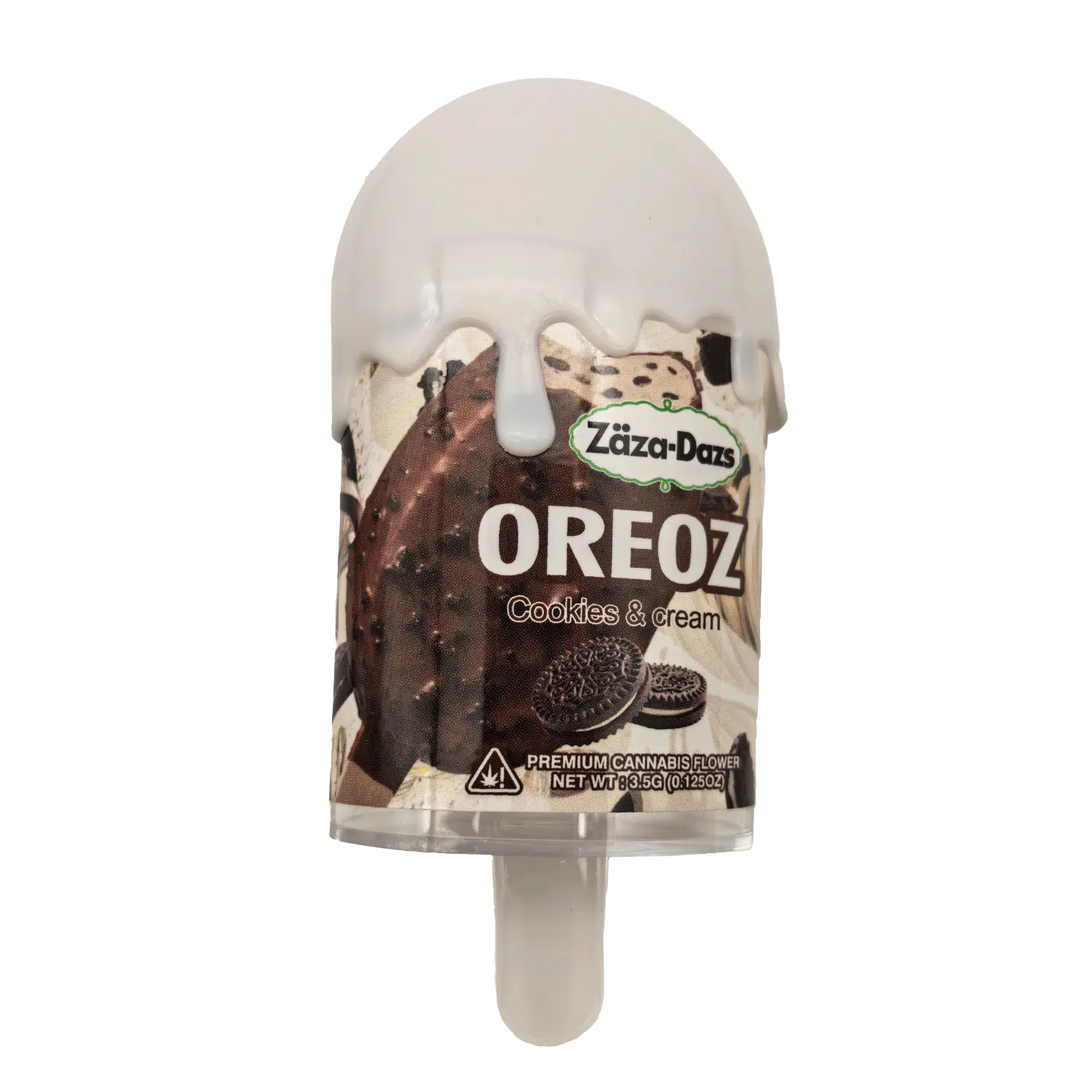 3.5g Popsicle Containers 3.5G - (12 Count) Zaza Dazs Oreoz PJ-35-008
