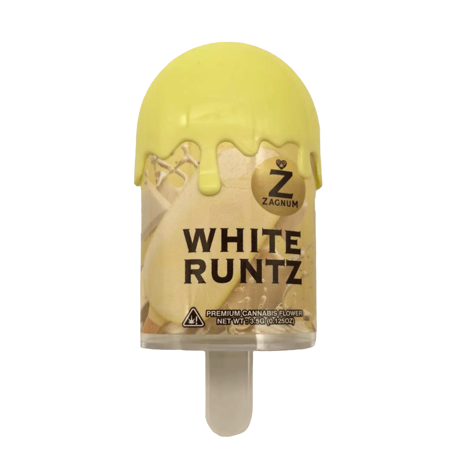 3.5g Popsicle Containers 3.5G - (12 Count) Zagnum White Runtz PJ-35-011