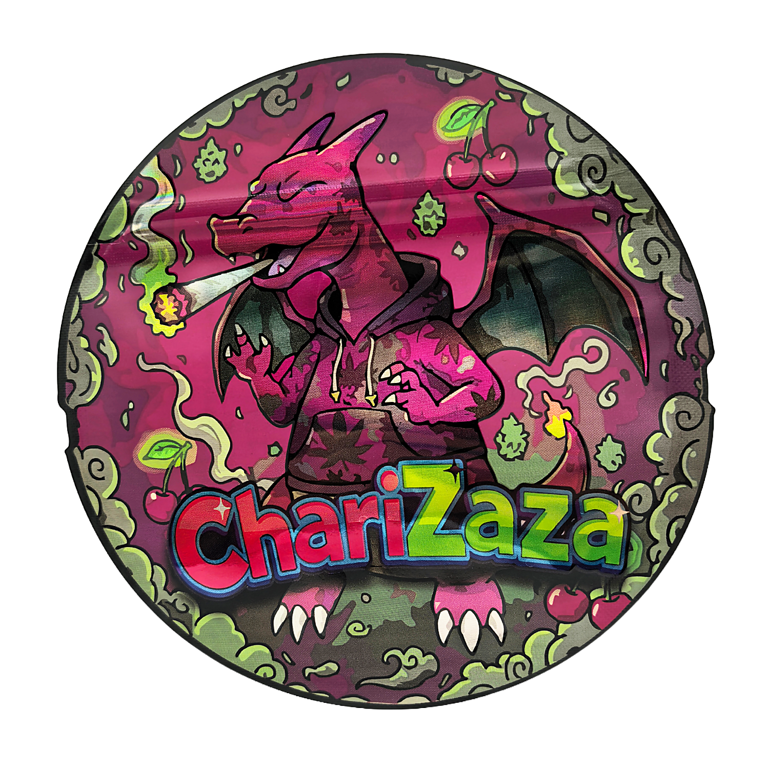50 Pack – 3.5g Special Die Cut Shaped Mylar Bag - ChariZaza - POKEMON-SMB-002