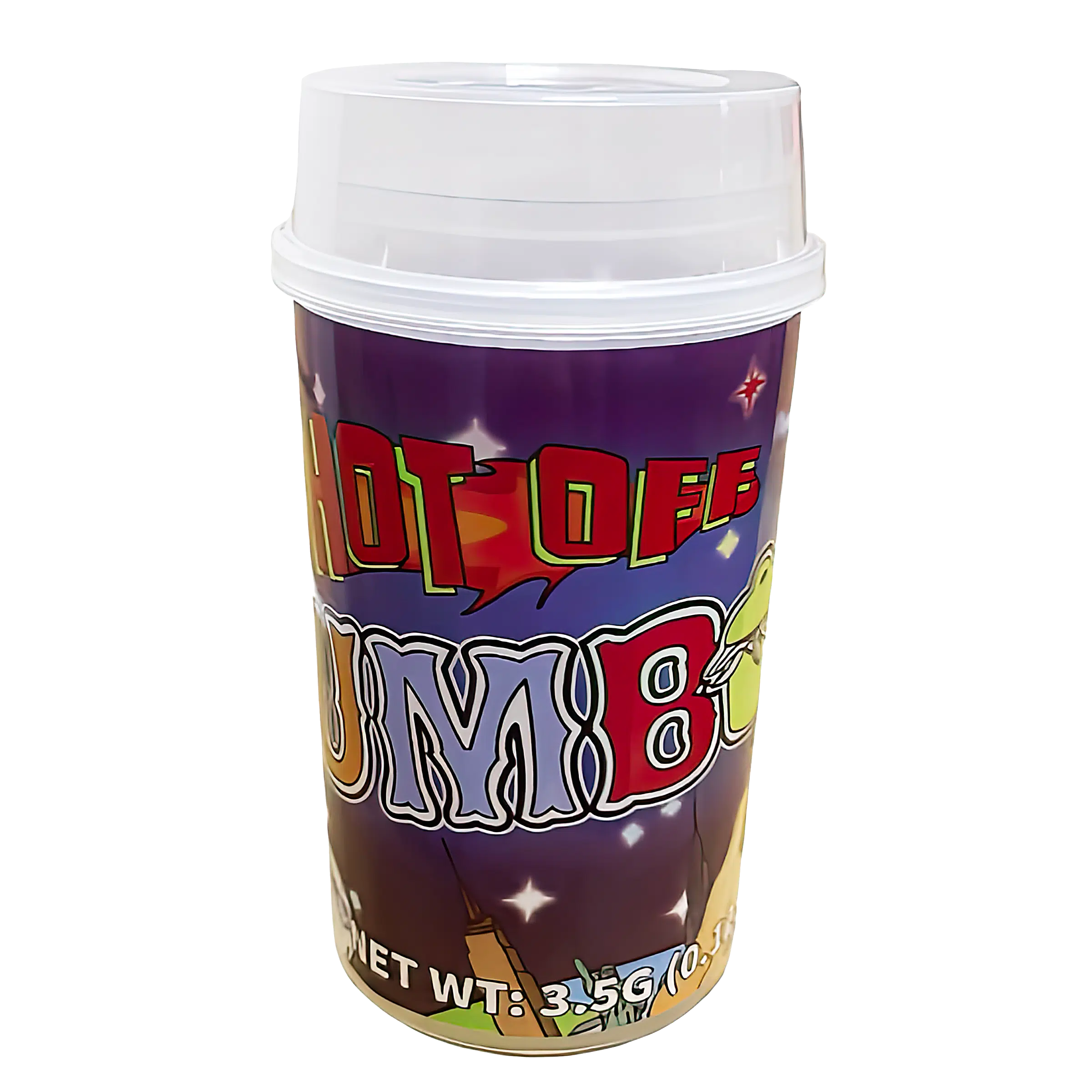 3.5g Push-Up Jar - Shot Off Gumbo (10 Count) PUC-10PK-012 - Image 2