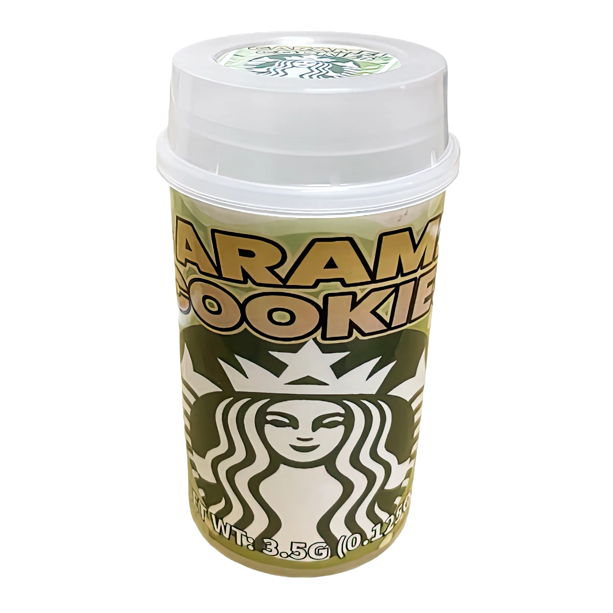 3.5g Push-Up Jar - Caramel Cookies (10 Count) PUC-10PK-015 - Image 2