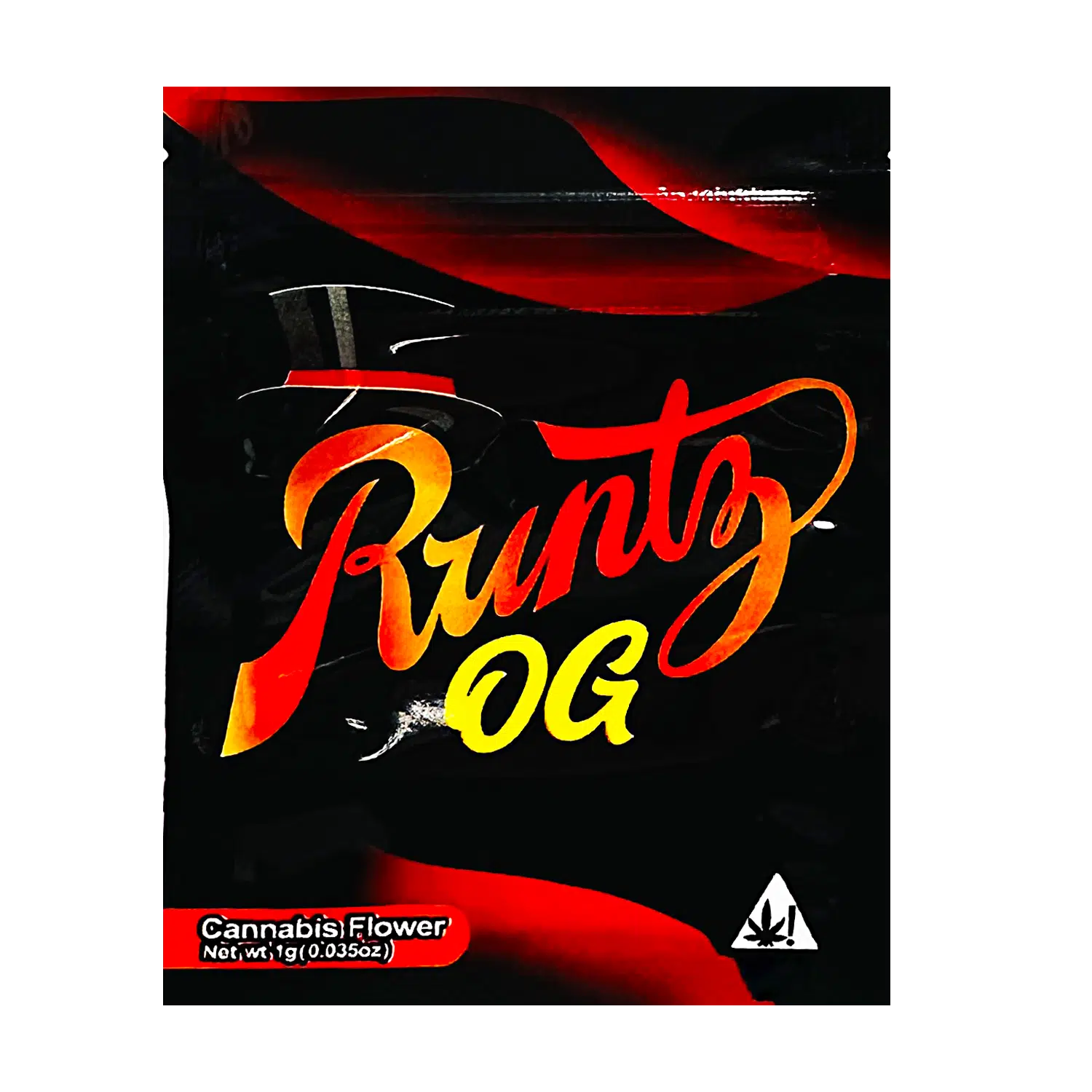 1 Gram Mylar Bag S1G Style – Premium Smell-Proof Flower Packaging - Runtz OG (100 Count) S1G-016