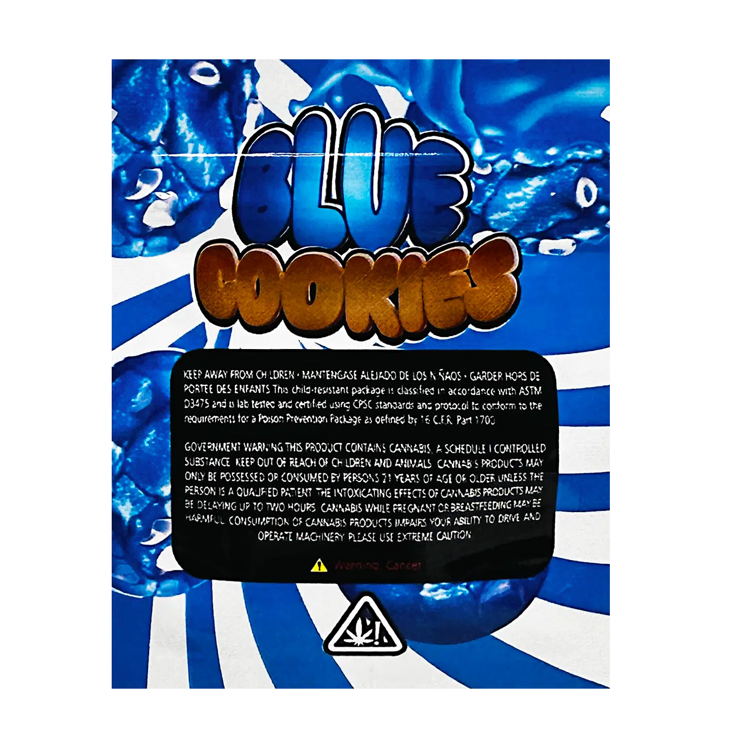 1 Gram Mylar Bag S1G Style – Premium Smell-Proof Flower Packaging - Blue Cookies (100 Count) S1G-017 - Image 2