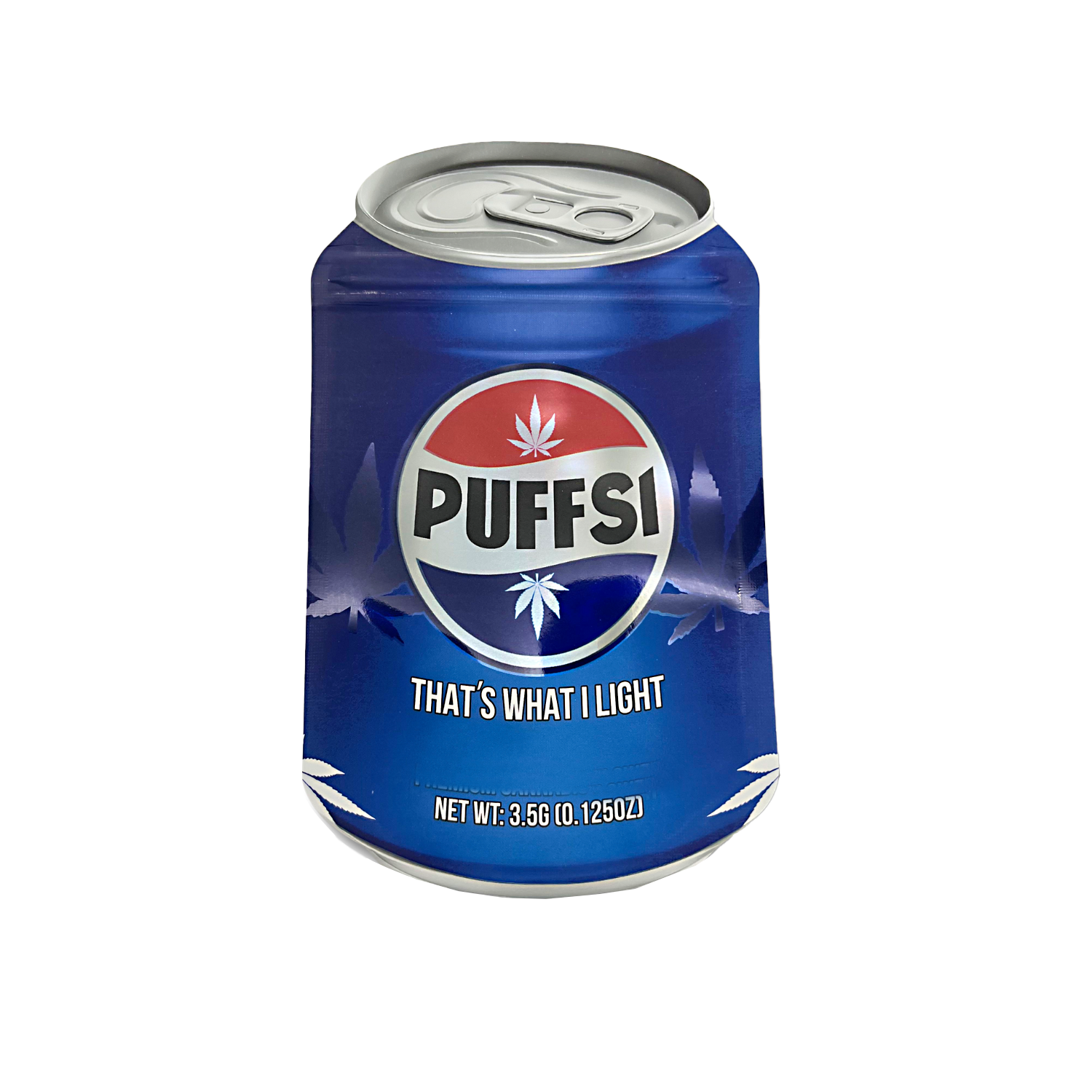 3.5g Shaped Mylar Bag – Premium Smell-Proof Packaging - Puffsi (50 Count) SCSMB-35-002