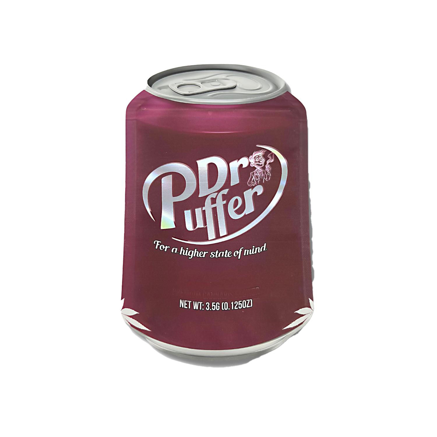 3.5g Shaped Mylar Bag – Premium Smell-Proof Packaging - Dr Puffer (50 Count) SCSMB-35-011