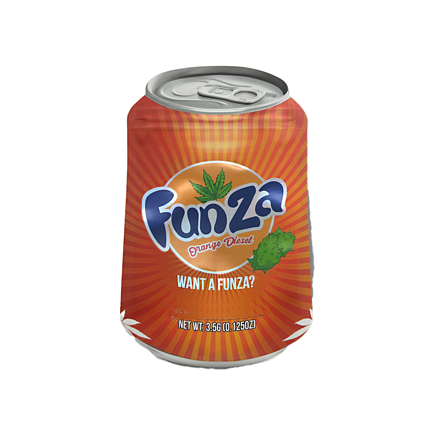3.5g Shaped Mylar Bag – Premium Smell-Proof Packaging - Funza (50 Count) SCSMB-35-012