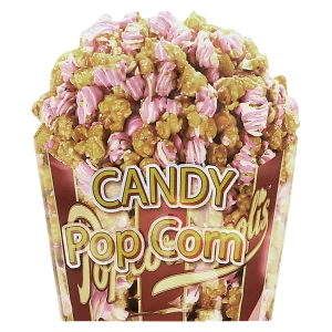 3.5g Shaped Mylar Bag – Premium Smell-Proof Packaging - Zabores Candy Popcorn (50 Count) SMB-35G-65