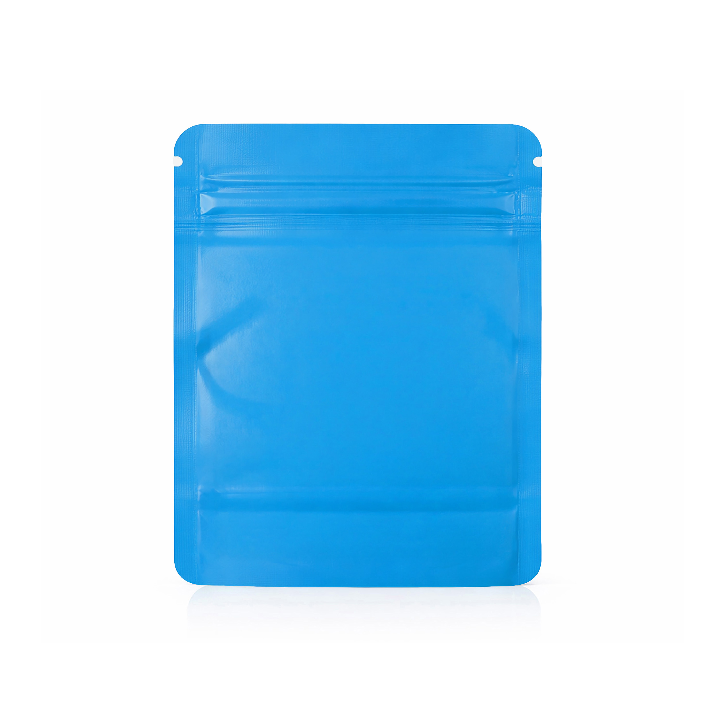 14G Blank Square Window Mylar Bag – Premium Packaging (Light Blue) (50 Count) SMBW-14G-010 - Image 3