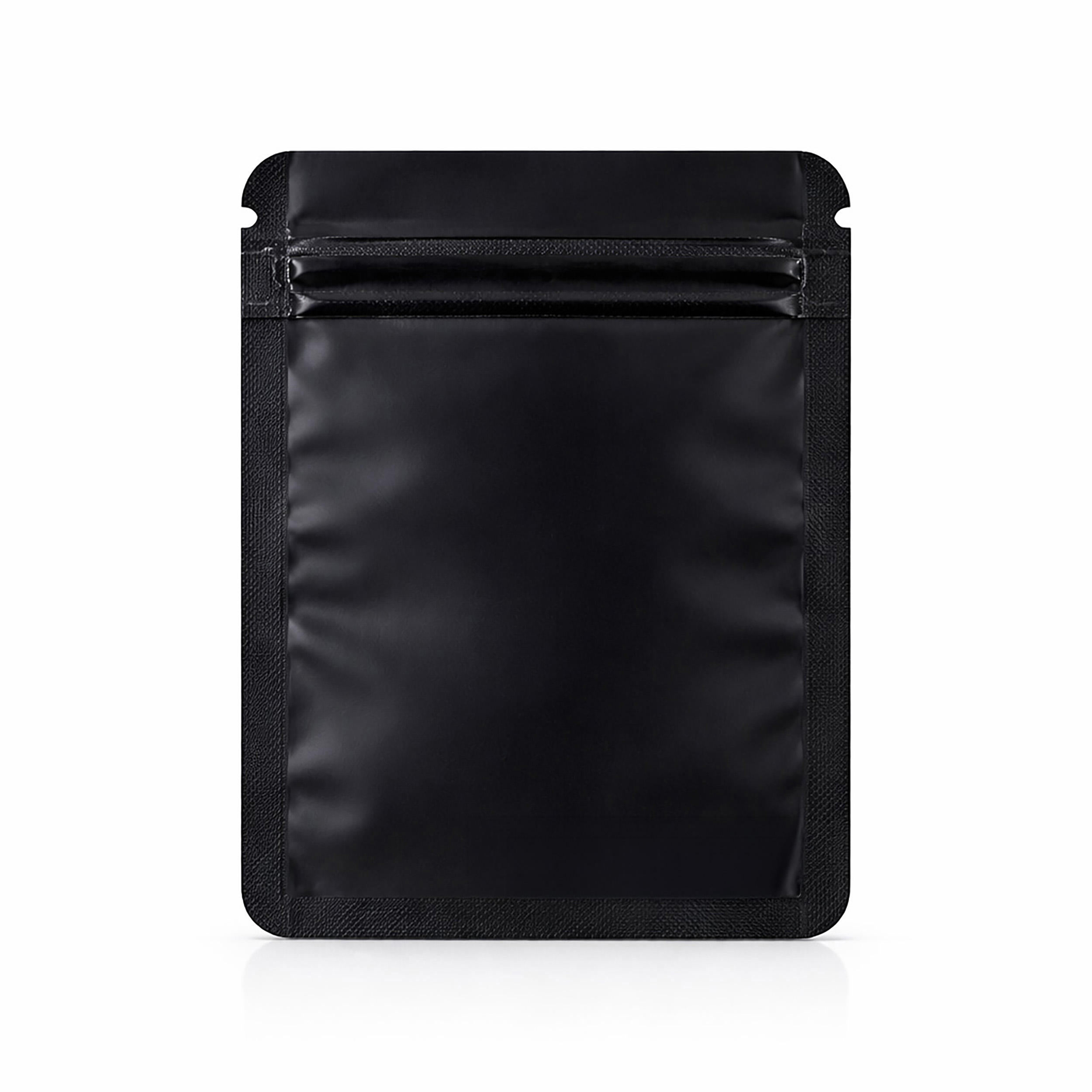 1G Blank Square Window Mylar Bag – Premium Packaging (Black) (100 Count) SMBW-1G-007 - Image 3