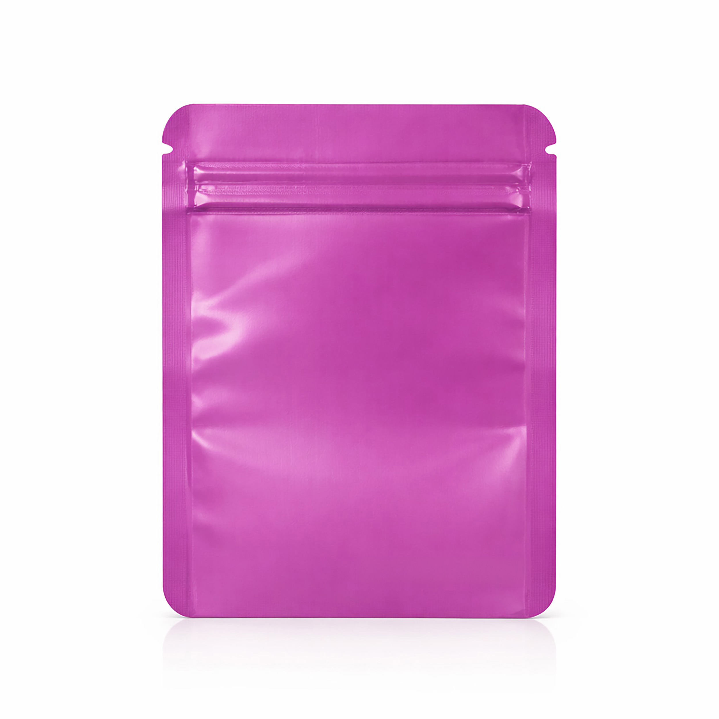1G Blank Square Window Mylar Bag – Premium Packaging (Pink) (100 Count) SMBW-1G-008 - Image 3