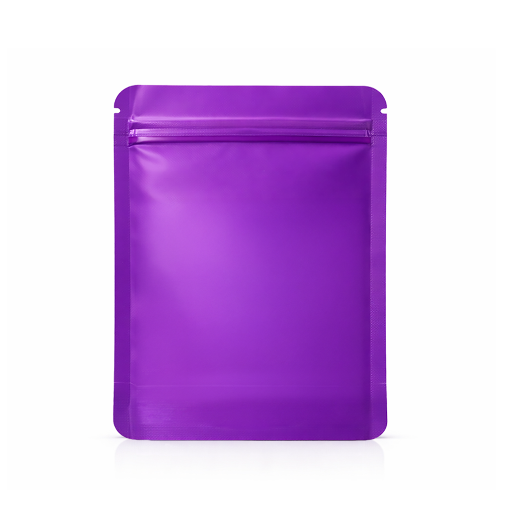 1Lb Oval Window Mylar Bag - Premium Packaging (25 Count) (Purple) SMBW-1LB-006 - Image 3