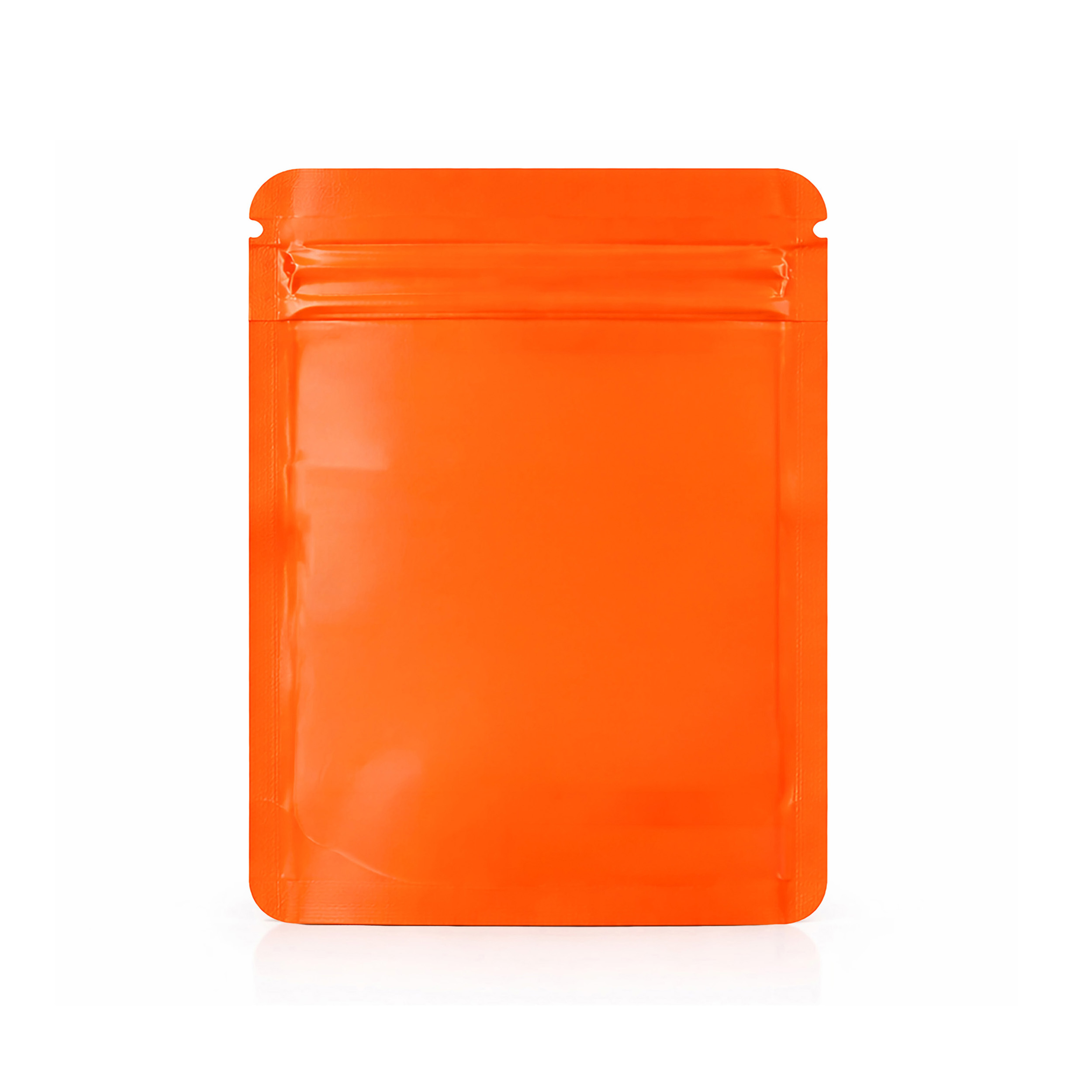 1Lb Square Window Mylar Bag - Premium Packaging (25 Count) (Orange) SMBW-1LB-012 - Image 3
