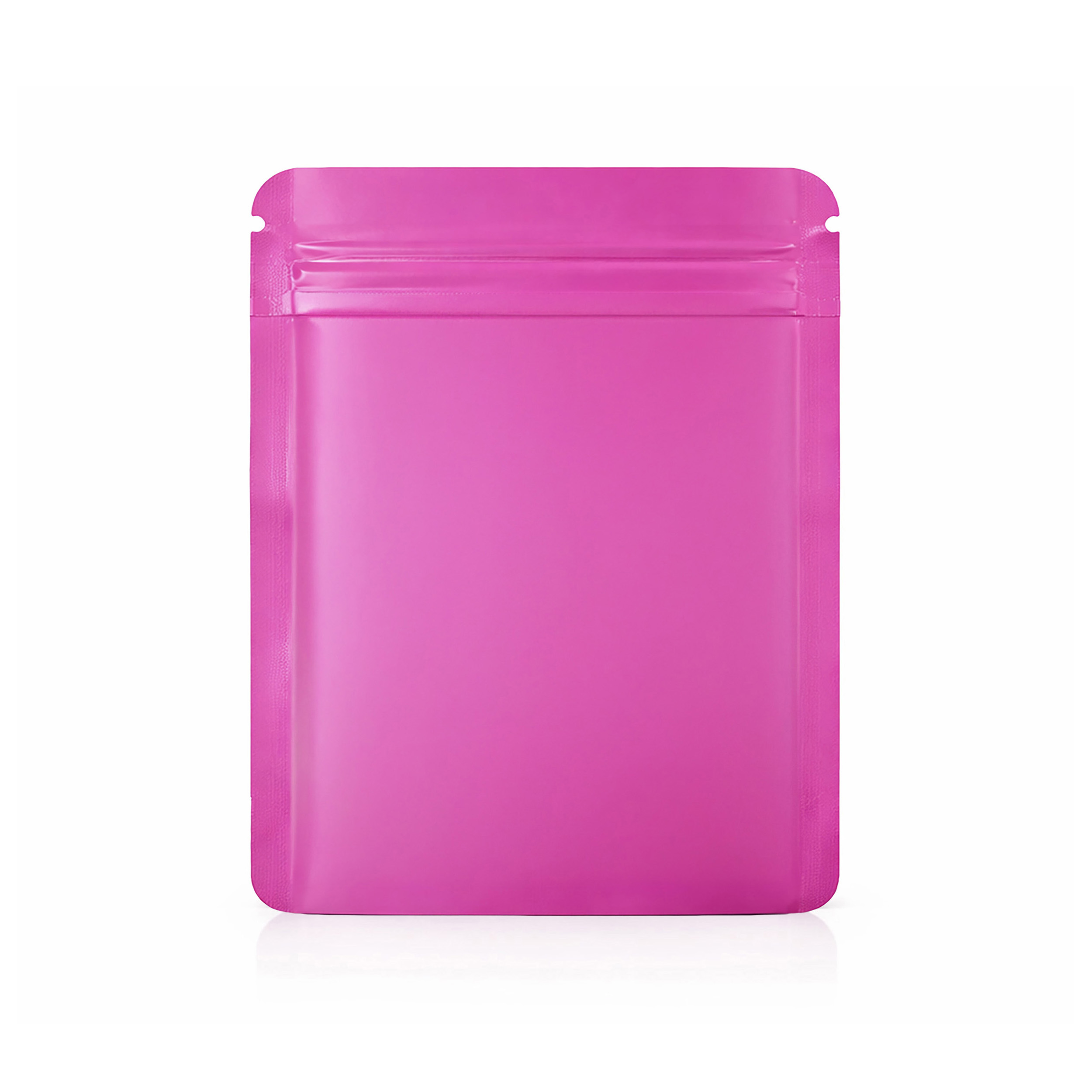 28 Gram Mylar Bag - Premium Smell-Proof Packaging (Square) (Pink) (50 Count) SMBW-28G-008 - Image 3