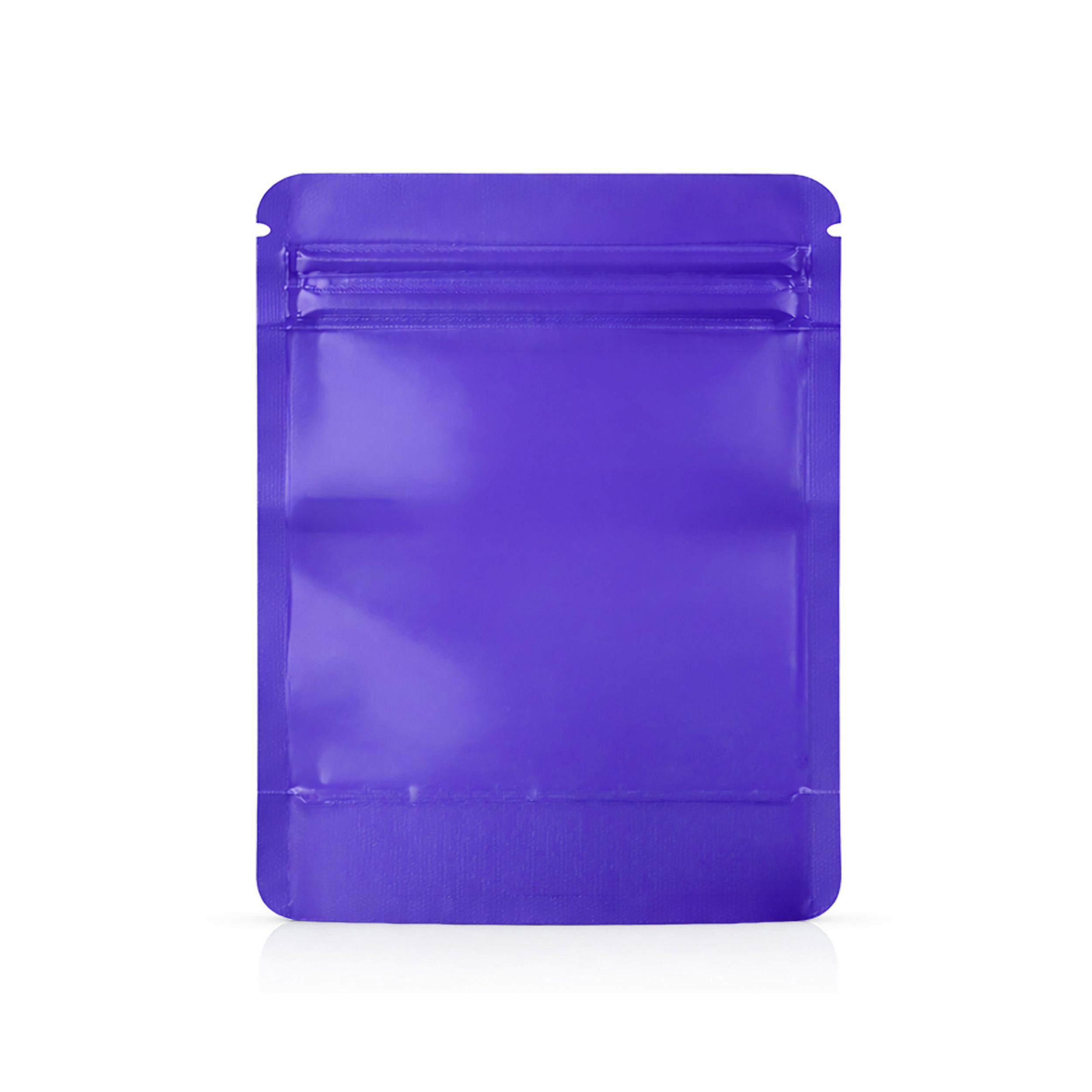 28 Gram Mylar Bag - Premium Smell-Proof Packaging (Square) (Purple) (50 Count) SMBW-28G-011 - Image 3