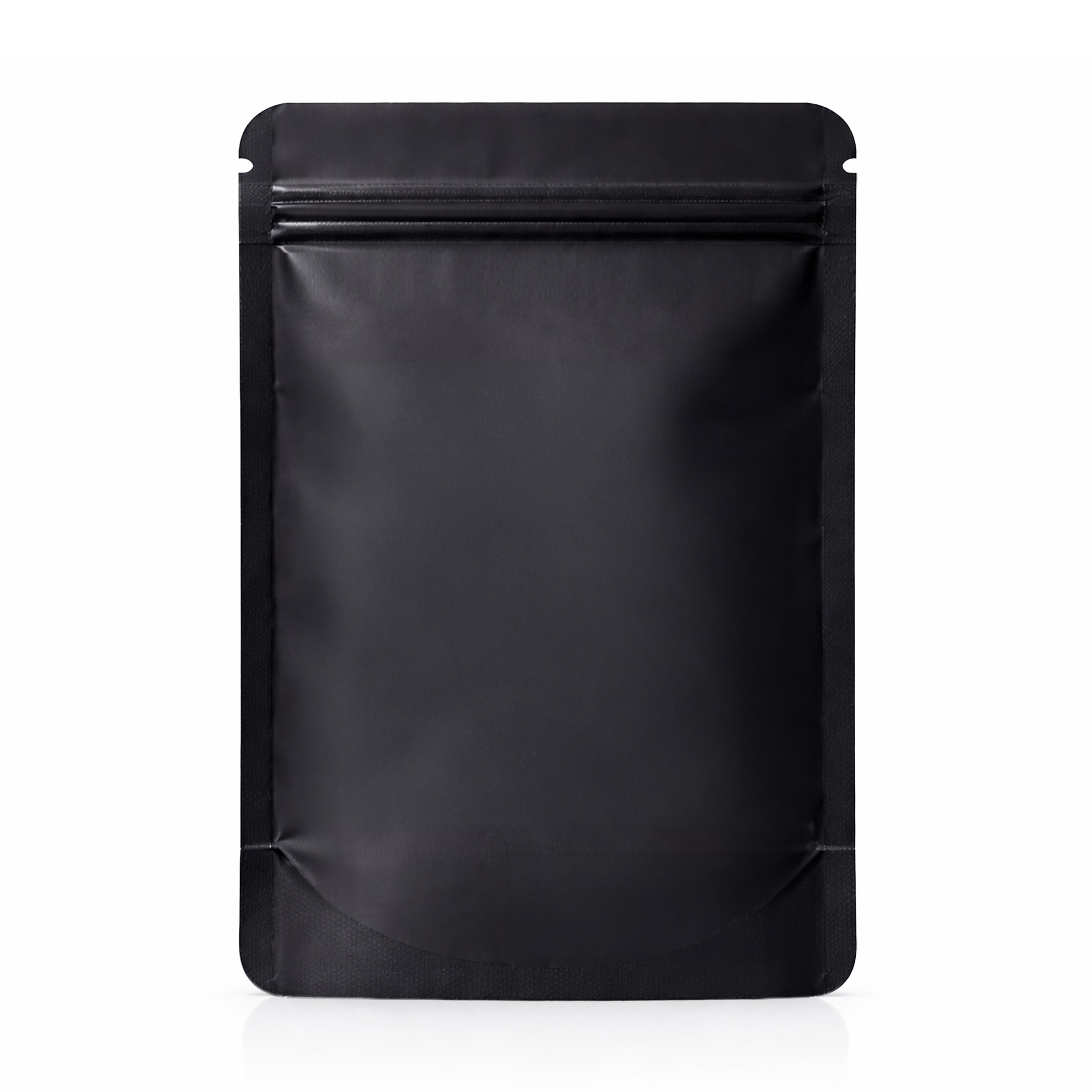 7g Blank Square Window Mylar Bag – Premium Packaging (Black) SMBW-7G-007 - Image 3