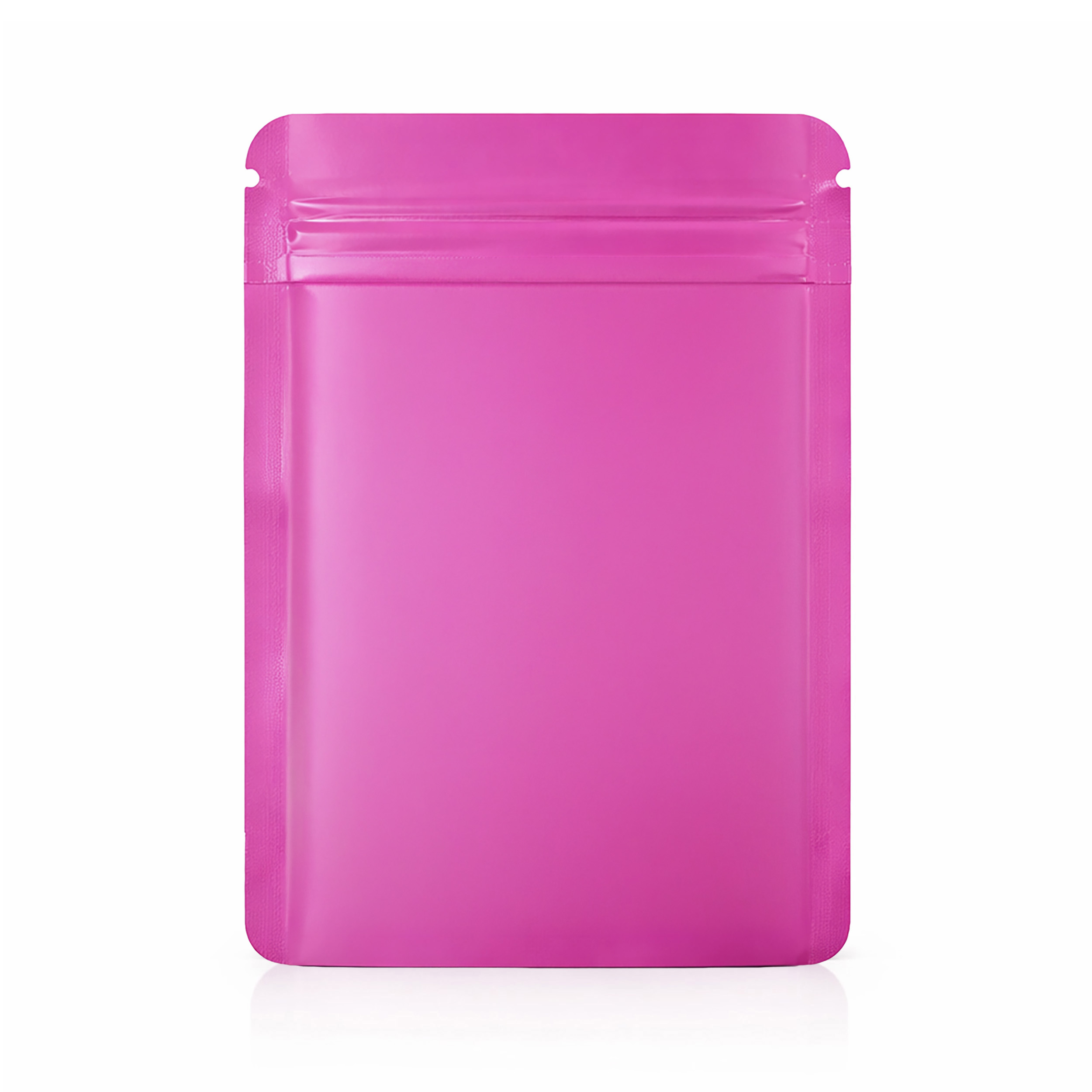 7g Blank Square Window Mylar Bag – Premium Packaging (Pink) SMBW-7G-008 - Image 3