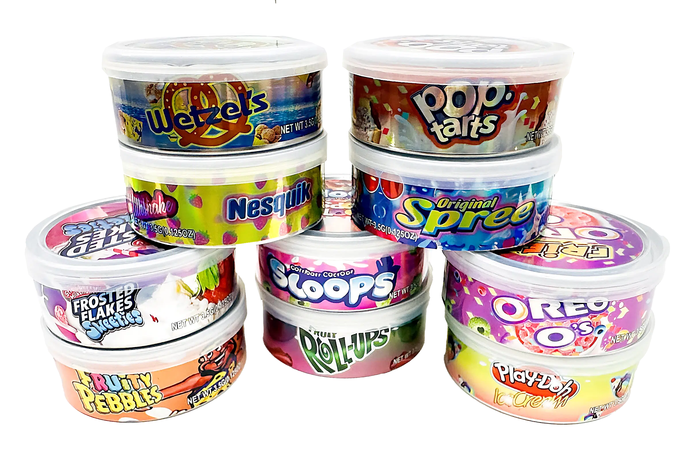 3.5g Tin Can Container - (12 Count) Fruity Pebbles TC-35-010 - Image 5