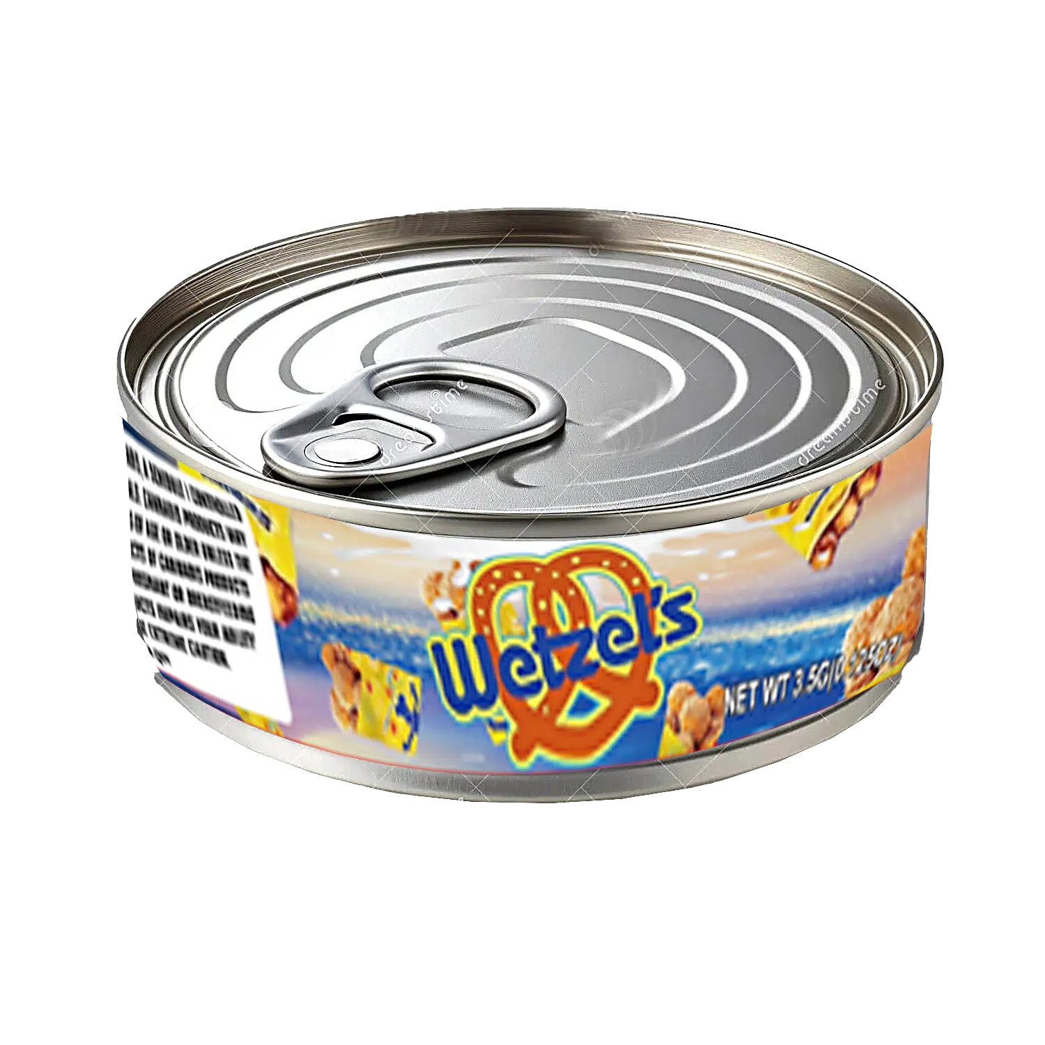 3.5g Tin Can Container - (12 Count) Wetzel's TC-35-002