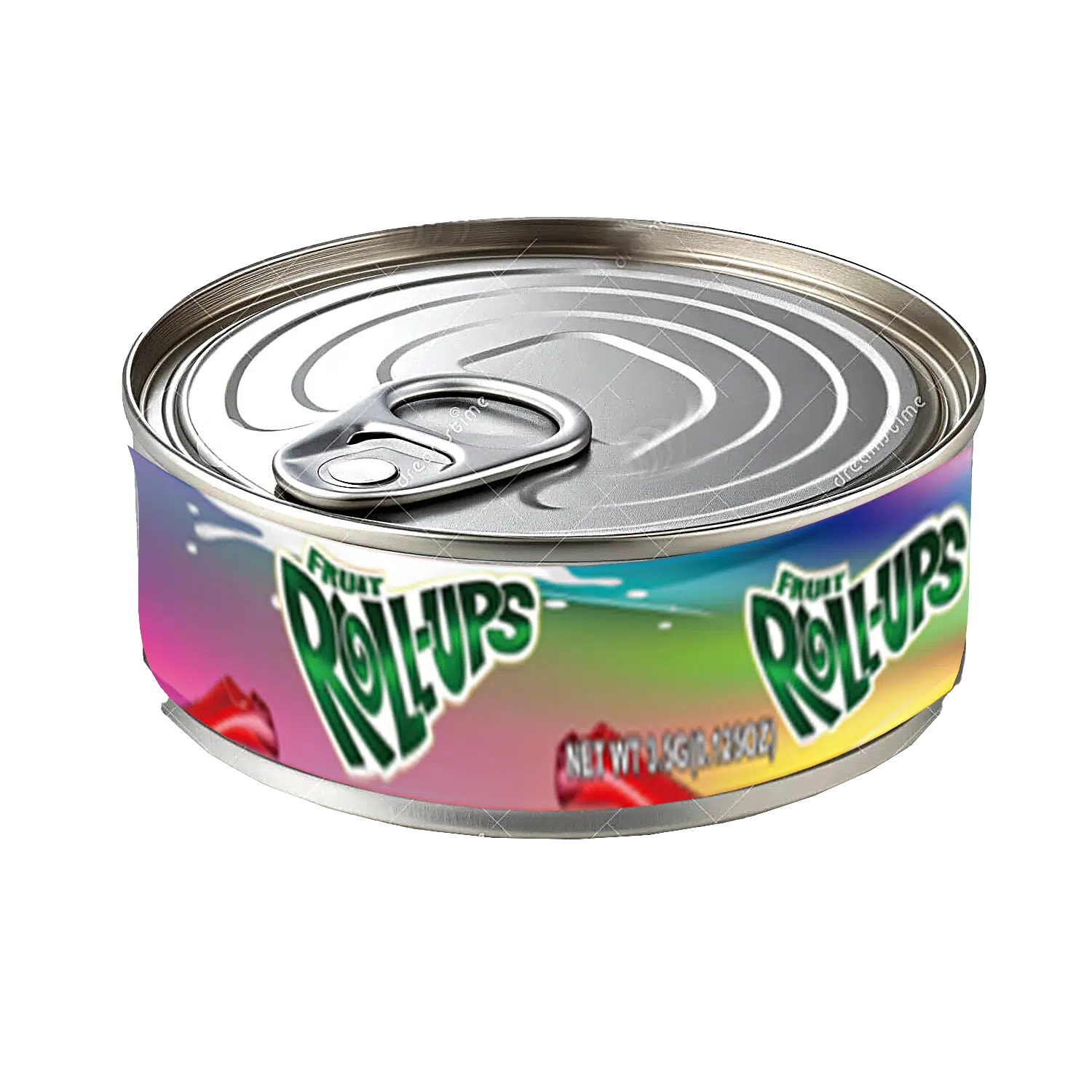 3.5g Tin Can Container - (12 Count) Fruit Roll-Ups TC-35-003