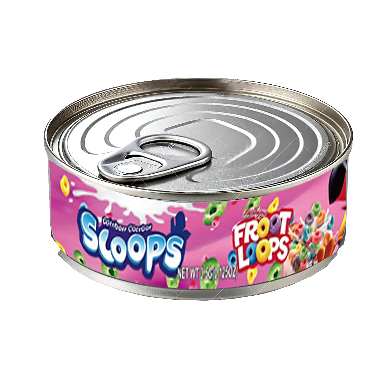 3.5g Tin Can Container - (12 Count) Scoops Froot Loops TC-35-004
