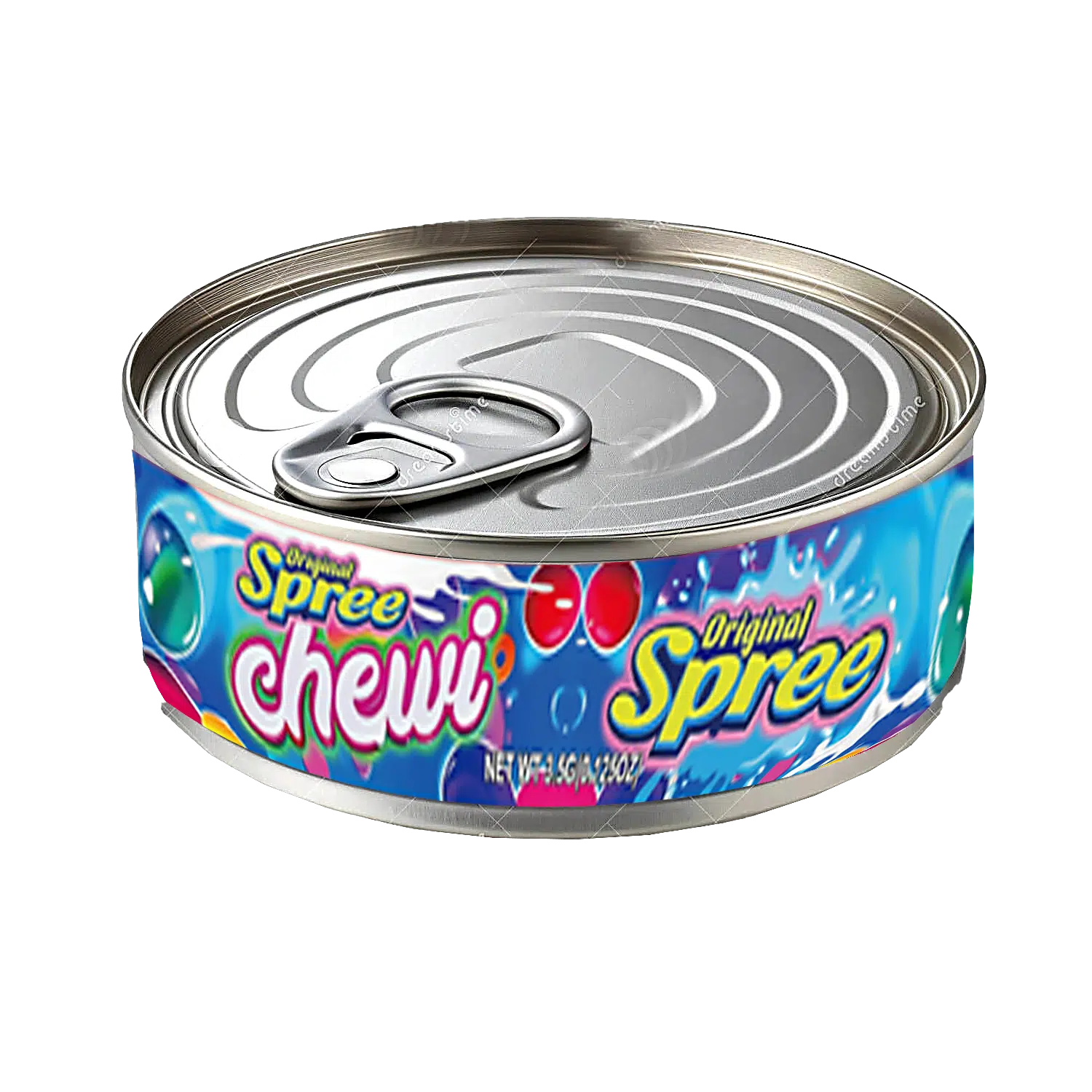 3.5g Tin Can Container - (12 Count) Spree Chewi TC-35-005