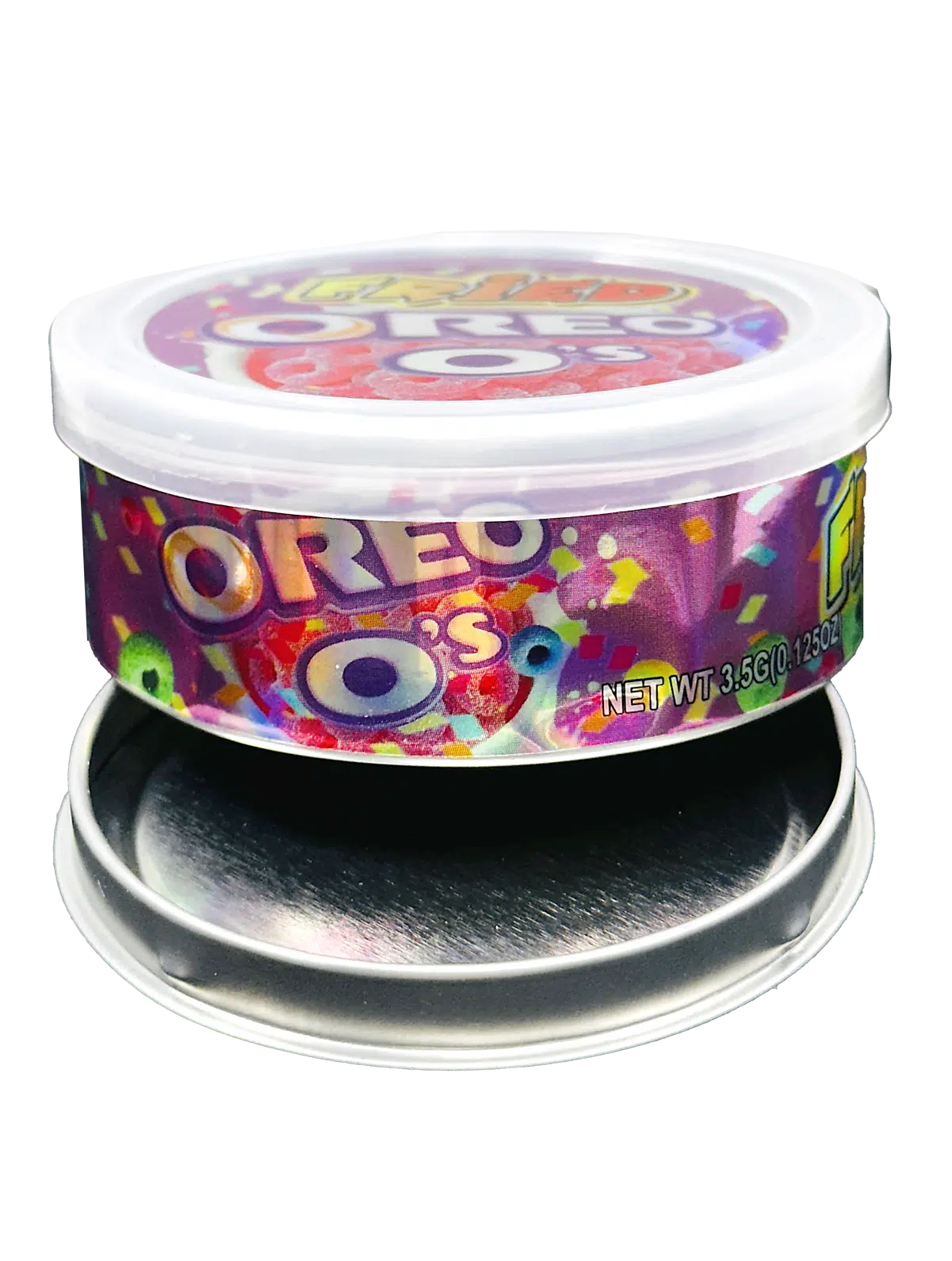 3.5g Tin Can Container - (12 Count) Oreo O's Fried TC-35-008 - Image 8