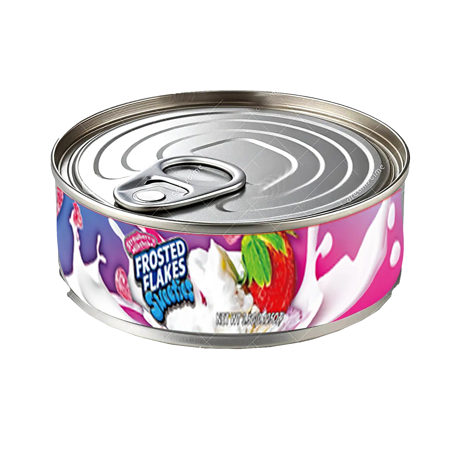 3.5g Tin Can Container - (12 Count) Frosted Flakes Sweeties TC-35-009