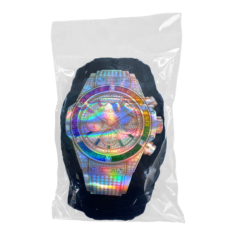 3.5 Iced Rainbow Luxe Watch (50 Count) WATCH-MB-009 - Image 3