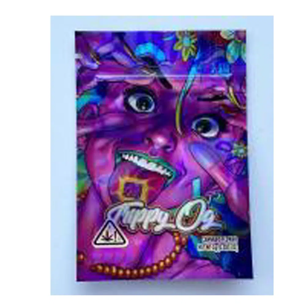 1 Gram Stock Mylar Bag – Premium Smell-Proof Flower Packaging - Trippy OG (100 Count) WSMB-1G-016