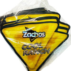 50 Pack – 3.5g Special Die Cut Shaped Mylar Bag - Zachos Cool Ranch - ZACHOS-SMB-002