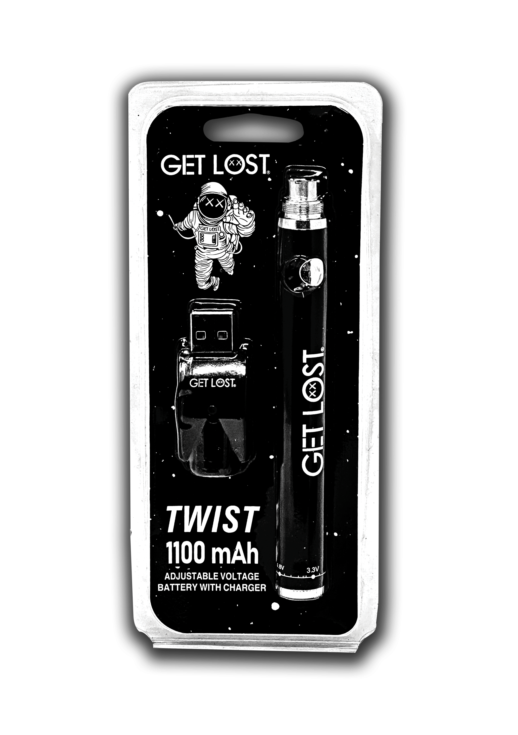 TB-BLK-003 Twist 1100 mAh - Battery (Silver Black)