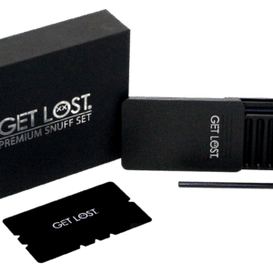 SW-BLK-001 Get Lost Premium Mini Snuff Wallet Set (Black)