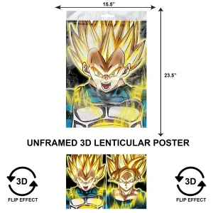 3DLPNF-004 Anime - Dragon Ballz Goku Madness Large UnFramed Poster