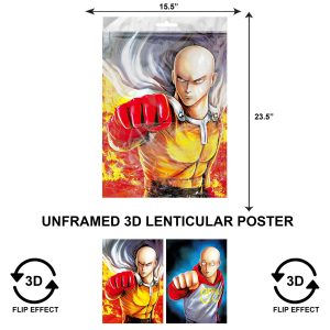 3DLPNF-028 Anime - One-Punch Man Large UnFramed Poster