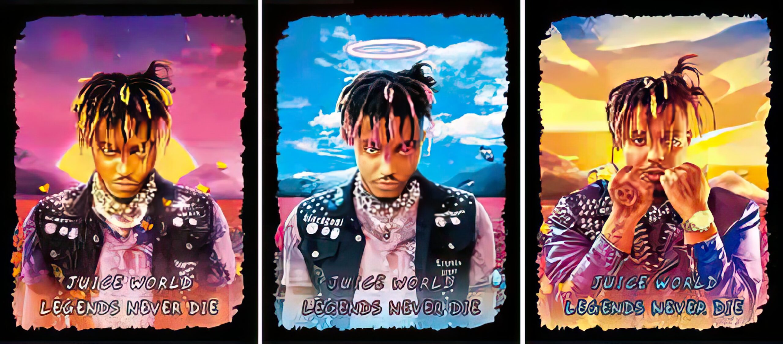 3DLPNF-030 Music - Juice WRLD Large UnFramed Poster - Image 2