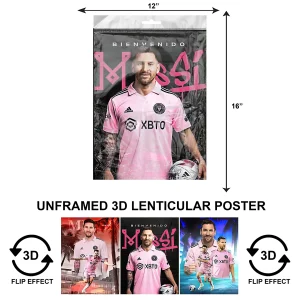 3DPNF-005 Sports - Leo Messi UnFramed Poster